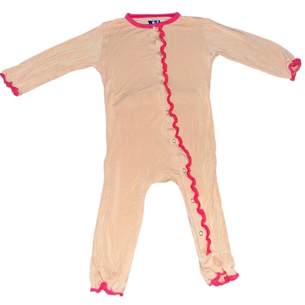 Kickee Pants Baby Girl Outfit 6/9 Months